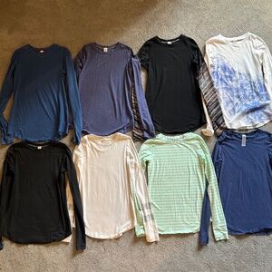 Eight Ivivva pima cotton tees size 10